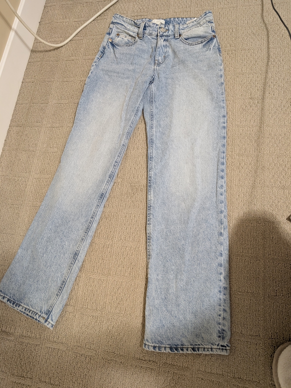 H&M Woman Light Blue Bootcut Jeans